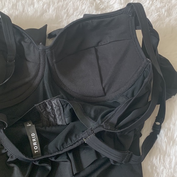 ❌SOLD❌Torrid Black One Piece Swim Suit - Picture 6 of 7